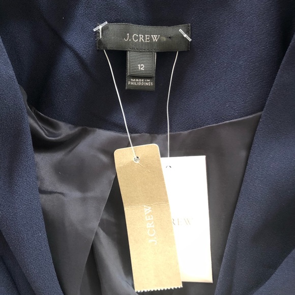 J Crew French Girl Blazer 12, Navy 2 Button NWT - Picture 11 of 11